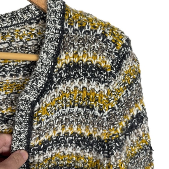 Banana Republic Chartreuse Wool Mohair Blend Sweater Jacket Multi Size S - Picture 6 of 10